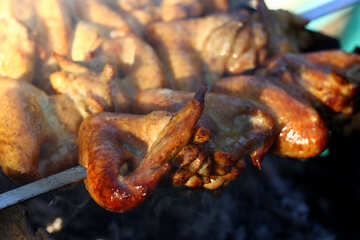 Smoked chicken wings №44783