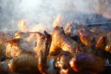 Wings on the grill №44805