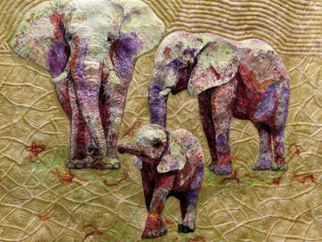 Texture of elephants №44534