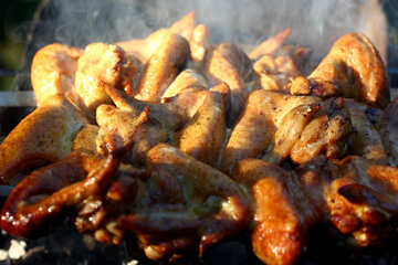 Smoked chicken wings №44777