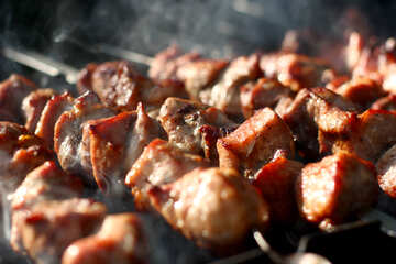 Beautiful skewers shish kebab №44748