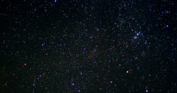 Les étoiles dans le ciel nocturne №44713