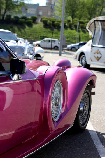 Pink limousine №44396