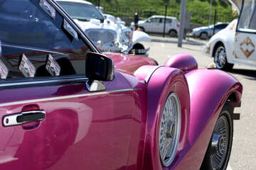 Pink limousine №44398