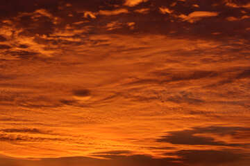 Roter Sonnenuntergang №44614