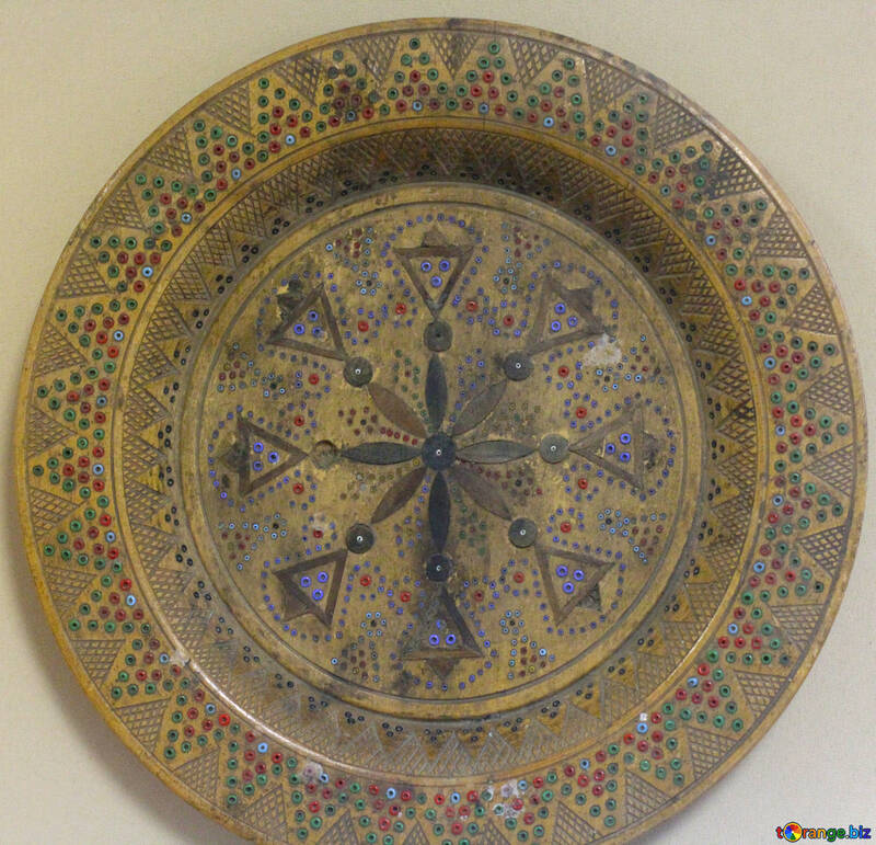 Old decorative plate №44190