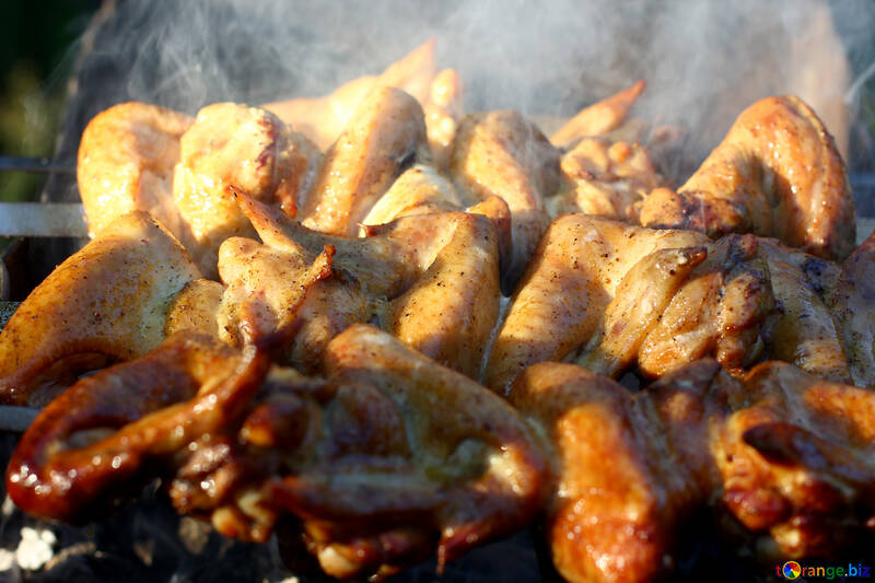 Smoked chicken wings №44776