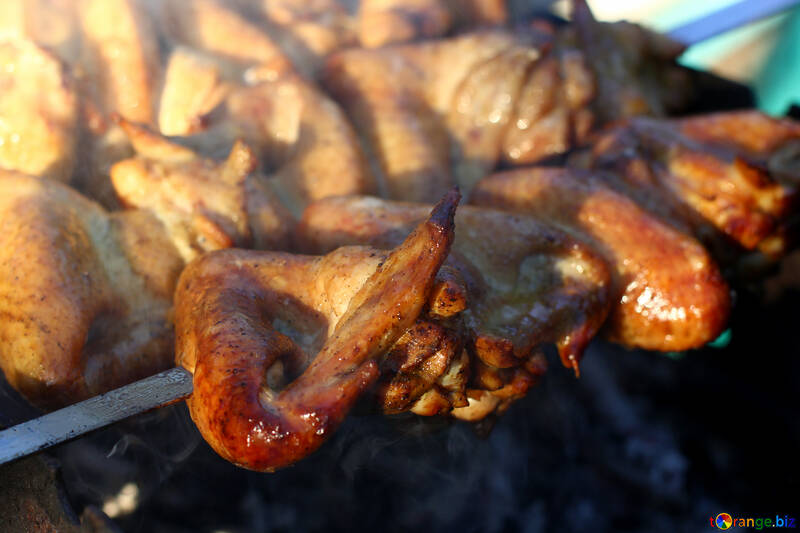 Smoked chicken wings №44783