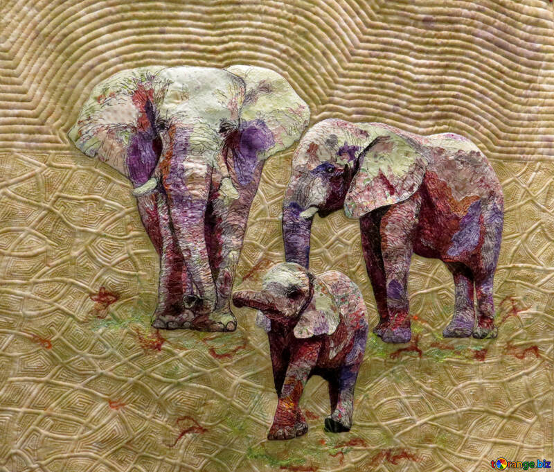Texture of elephants №44535