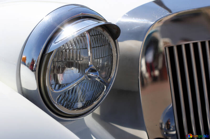 Retro car headlight №44370