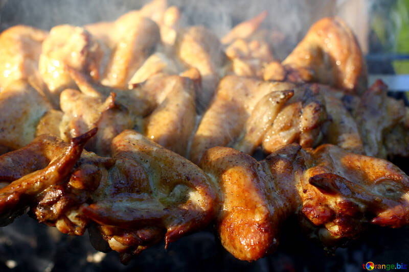 Smoked chicken wings №44778