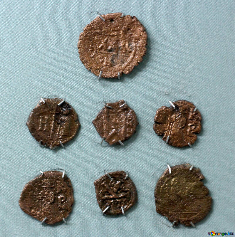 Antique bronze coins №44125