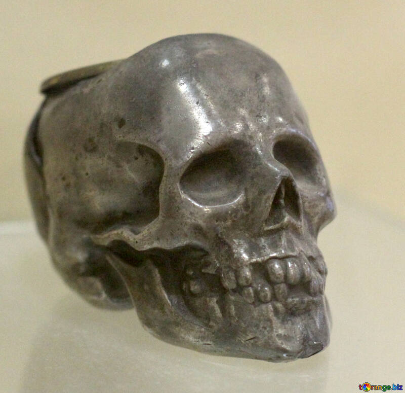 頭蓋骨の形の灰皿 №44302
