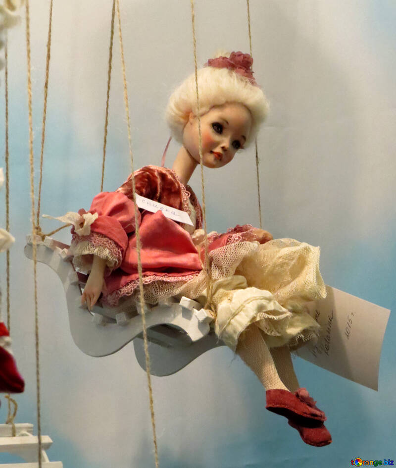 Porcelain Doll on swing №44553