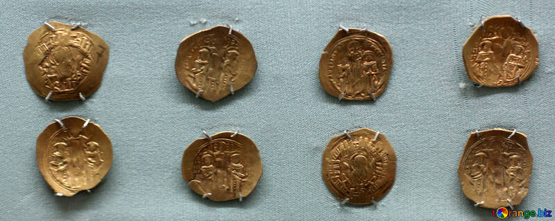 Monedas de oro bizantinas del siglo 8 dC №44124