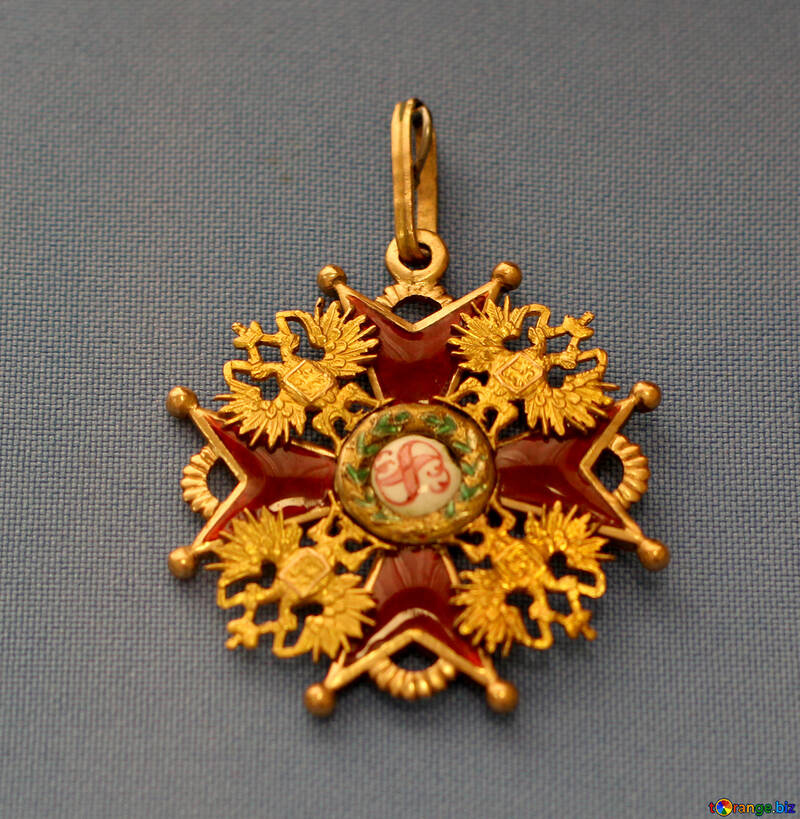聖スタニスラウスロシア帝国の十字架の注文  №44171
