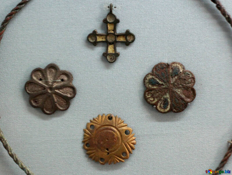 Os antigos decorações e da cruz №44130