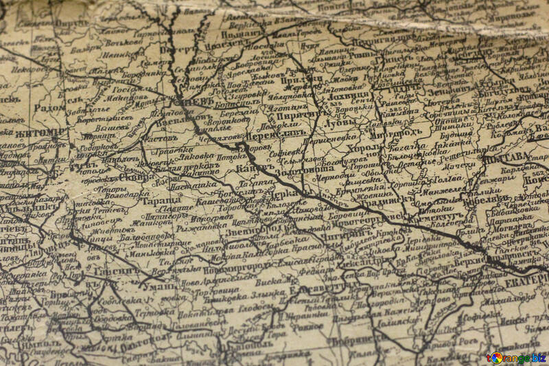 Текстура старовинна карта №44241