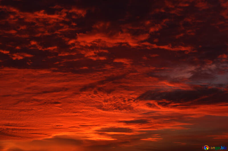 Roter Sonnenuntergang №44624