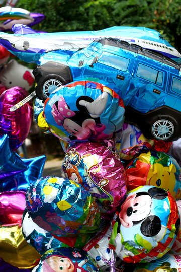 Colored balloons №45876