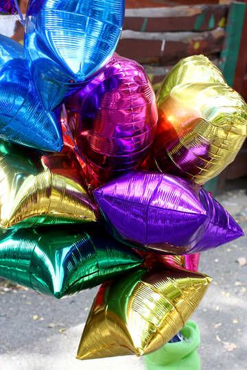 Balões coloridos №45882