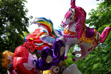 Balões coloridos №45883