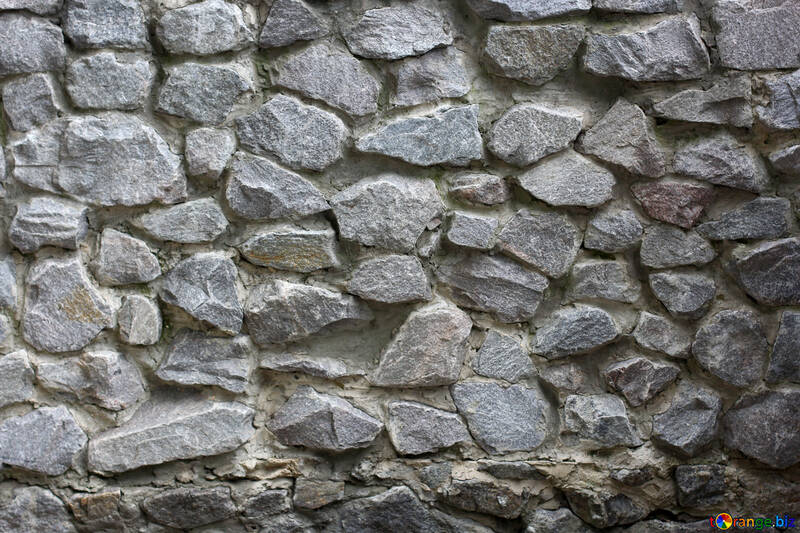 Eine große Steinmauer Textur №45734