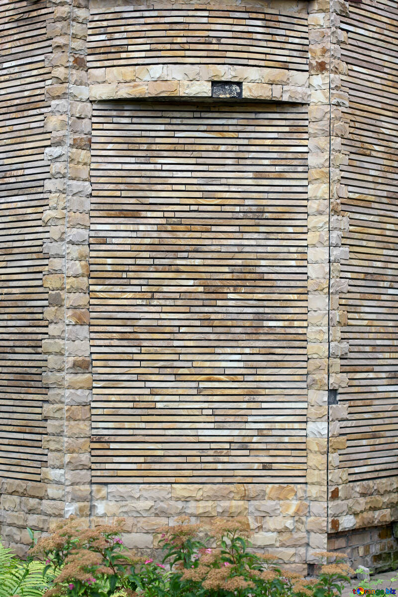Текстура стіна з каменю піщаник №45823
