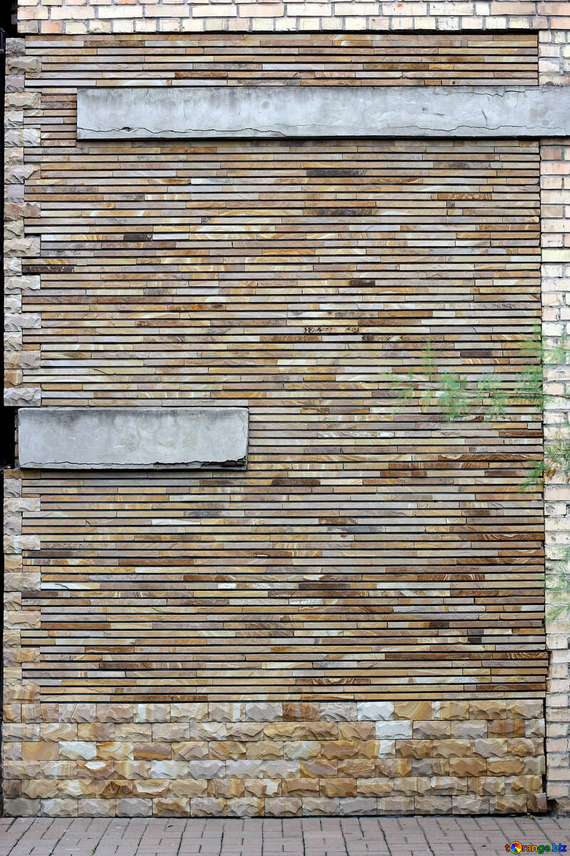 Textur Wand aus Stein Sandstein №45824