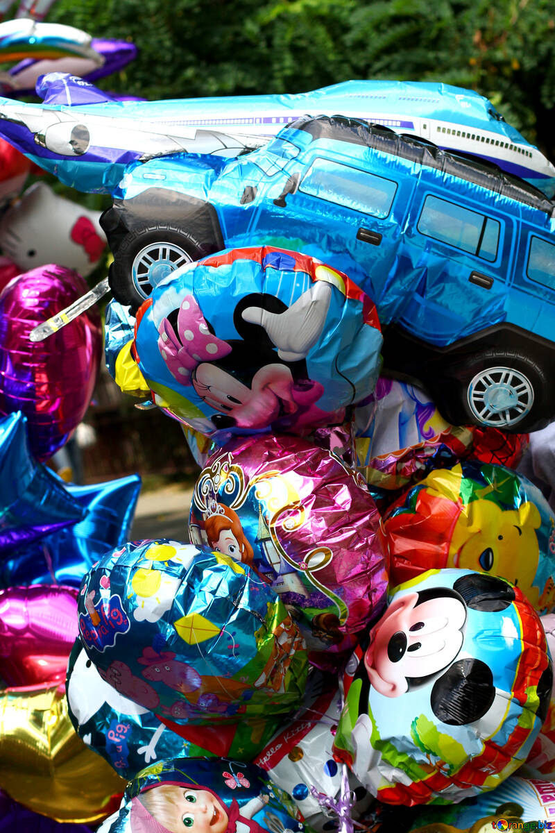 Balões coloridos №45876