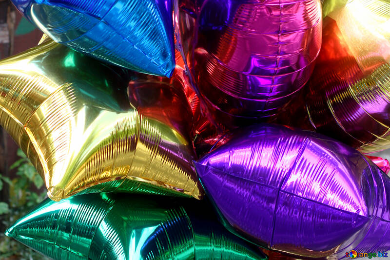 Balões coloridos №45881