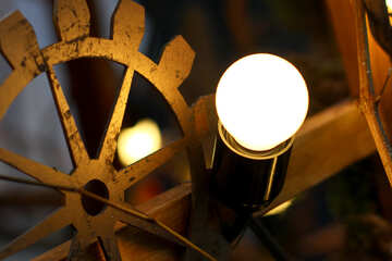 Steampunk-Stil eingerichtet alten Glühbirnen №46930