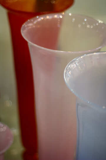 Multi-color vaso di vetro №46918