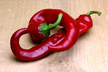 Chili pepe sul tavolo №46616