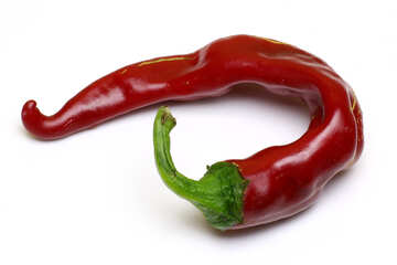 The pod of red pepper №46643