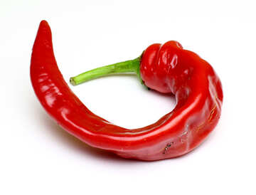 The pod of red pepper №46674