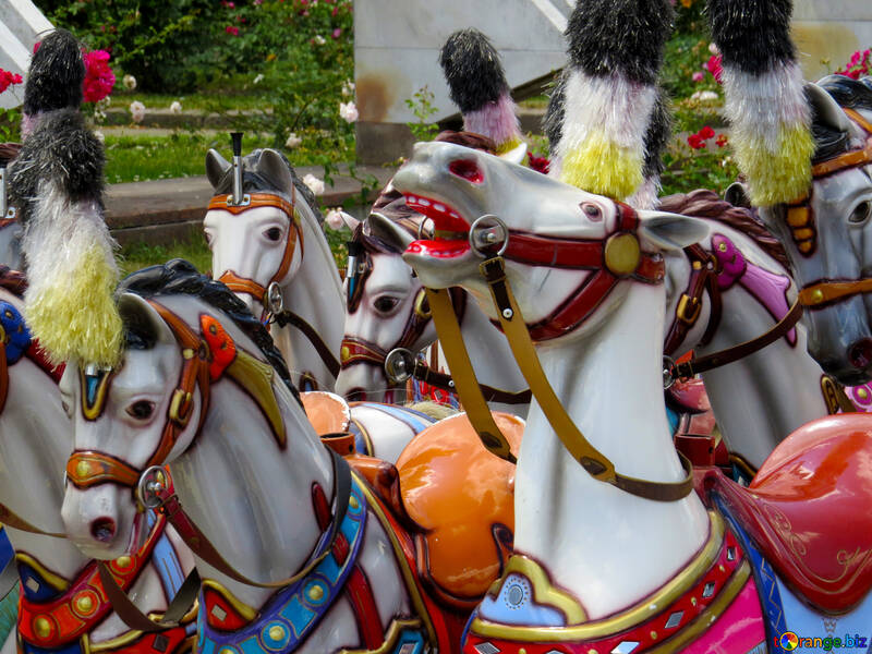 Horses carousel for children №46724