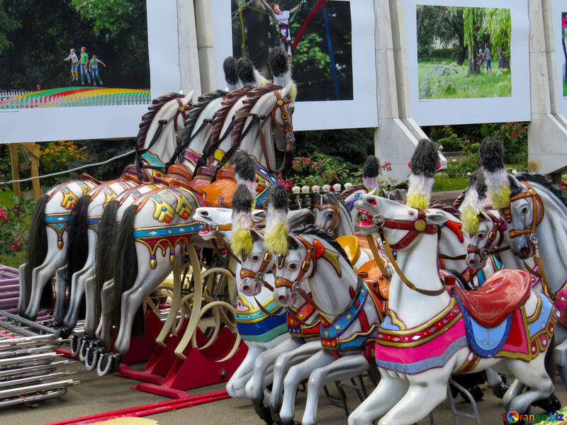 Horses carousel for children №46726