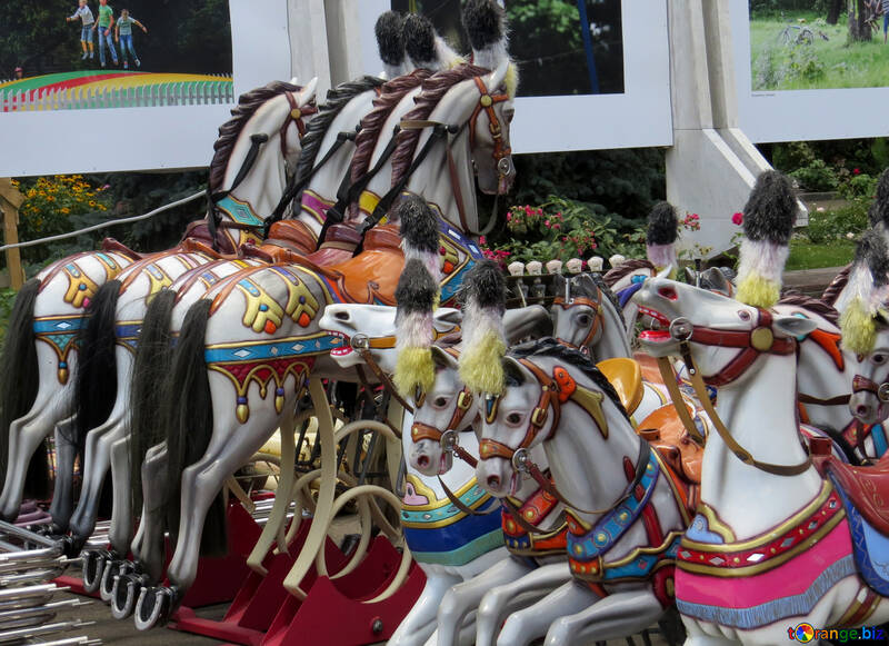 Horses carousel for children №46727