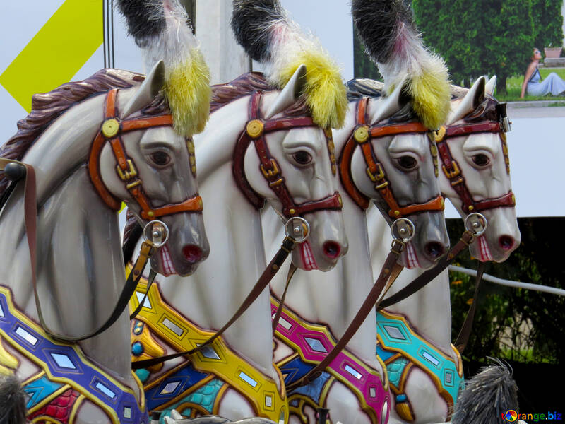 Horses carousel for children №46730