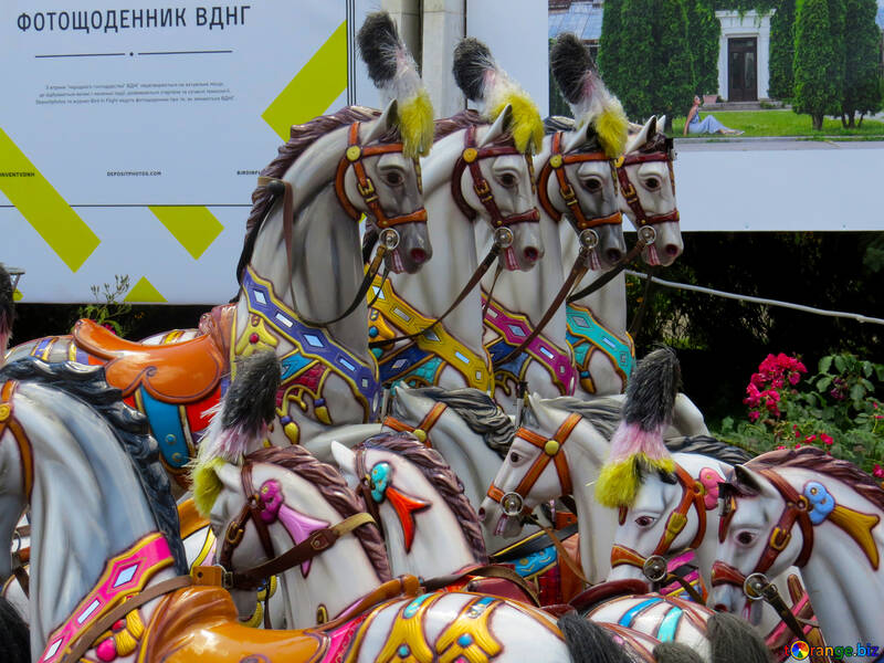 Horses carousel for children №46731