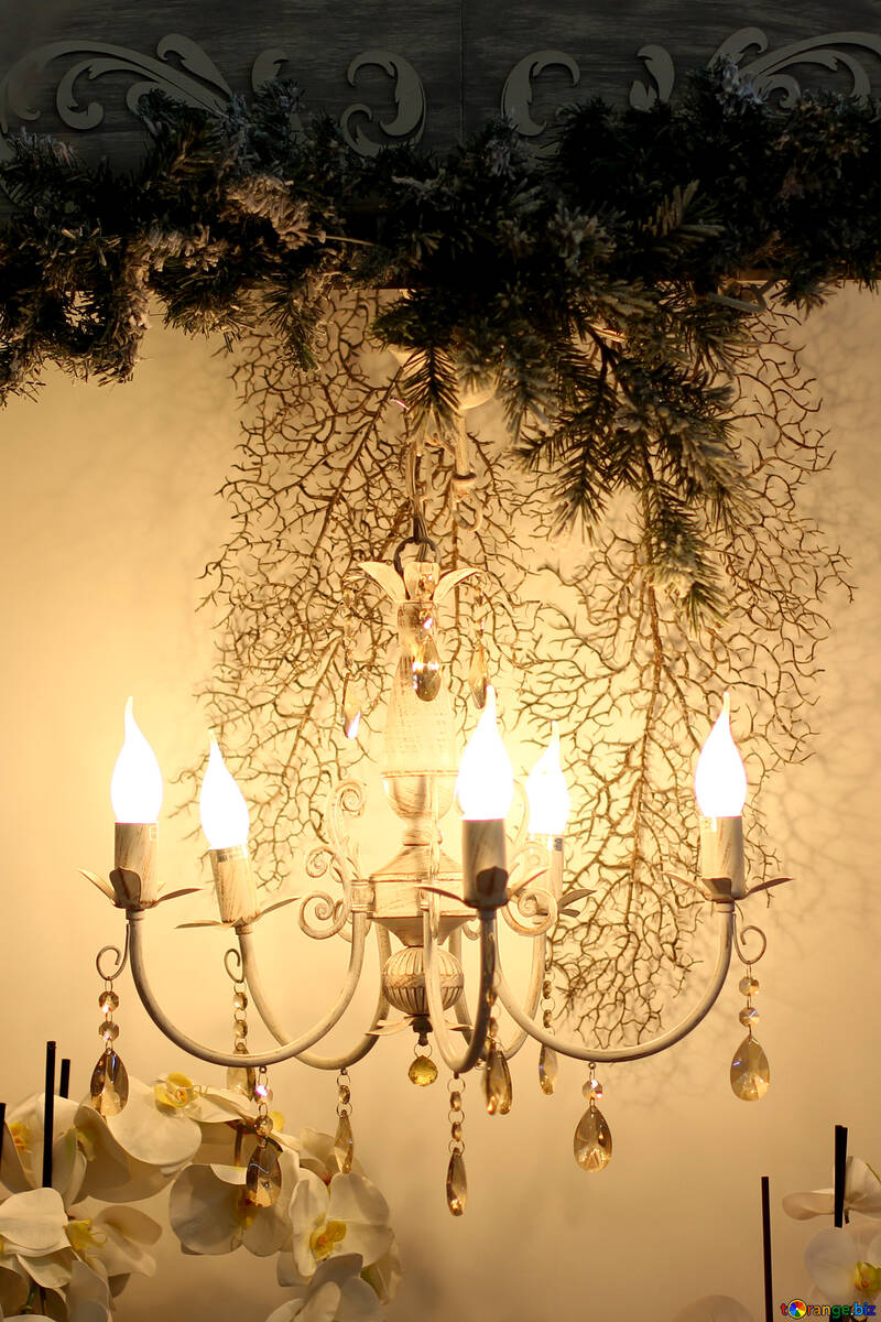 Beautiful retro chandelier №46982