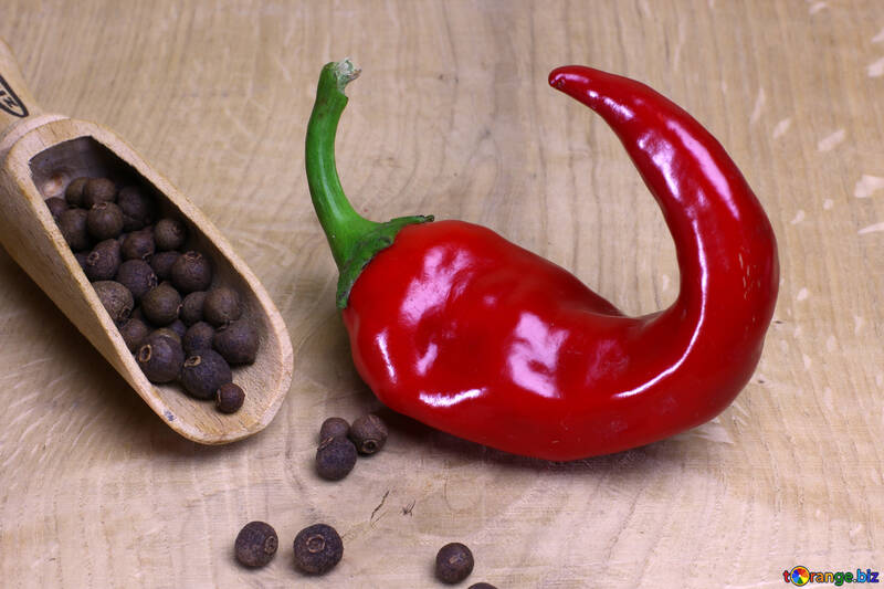 Black pepper and spicy paprika №46619