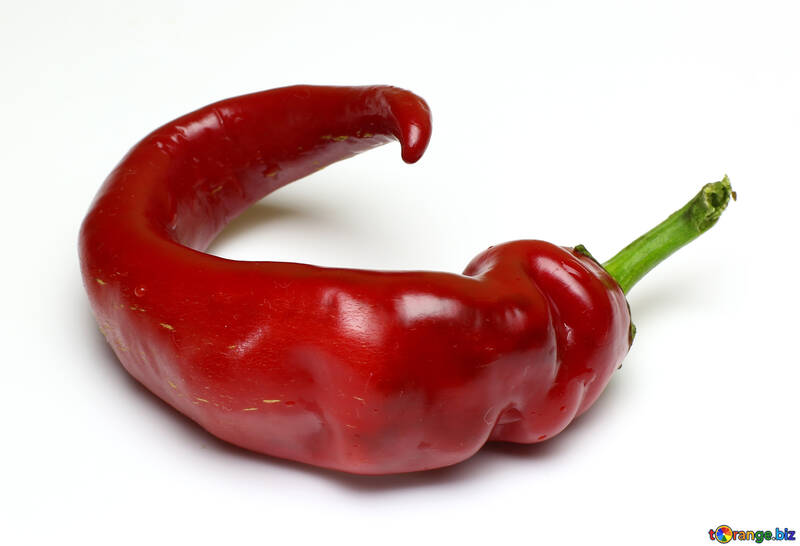Chili pepper on a white background №46665