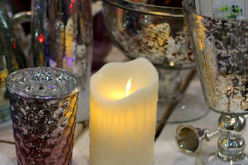 Christmas decorations Interior candles №47094