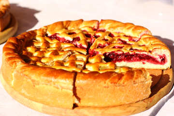 Домашній пиріг з ягодами №47543