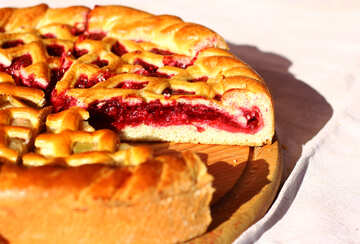 Домашній пиріг з ягодами №47545
