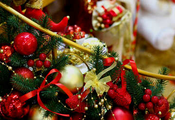 Decorations of Christmas balls №47617