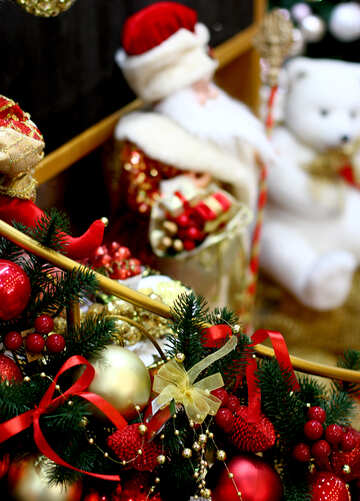 Decorations of Christmas balls №47619