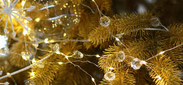 Esferas de vidro na árvore de Natal №47739